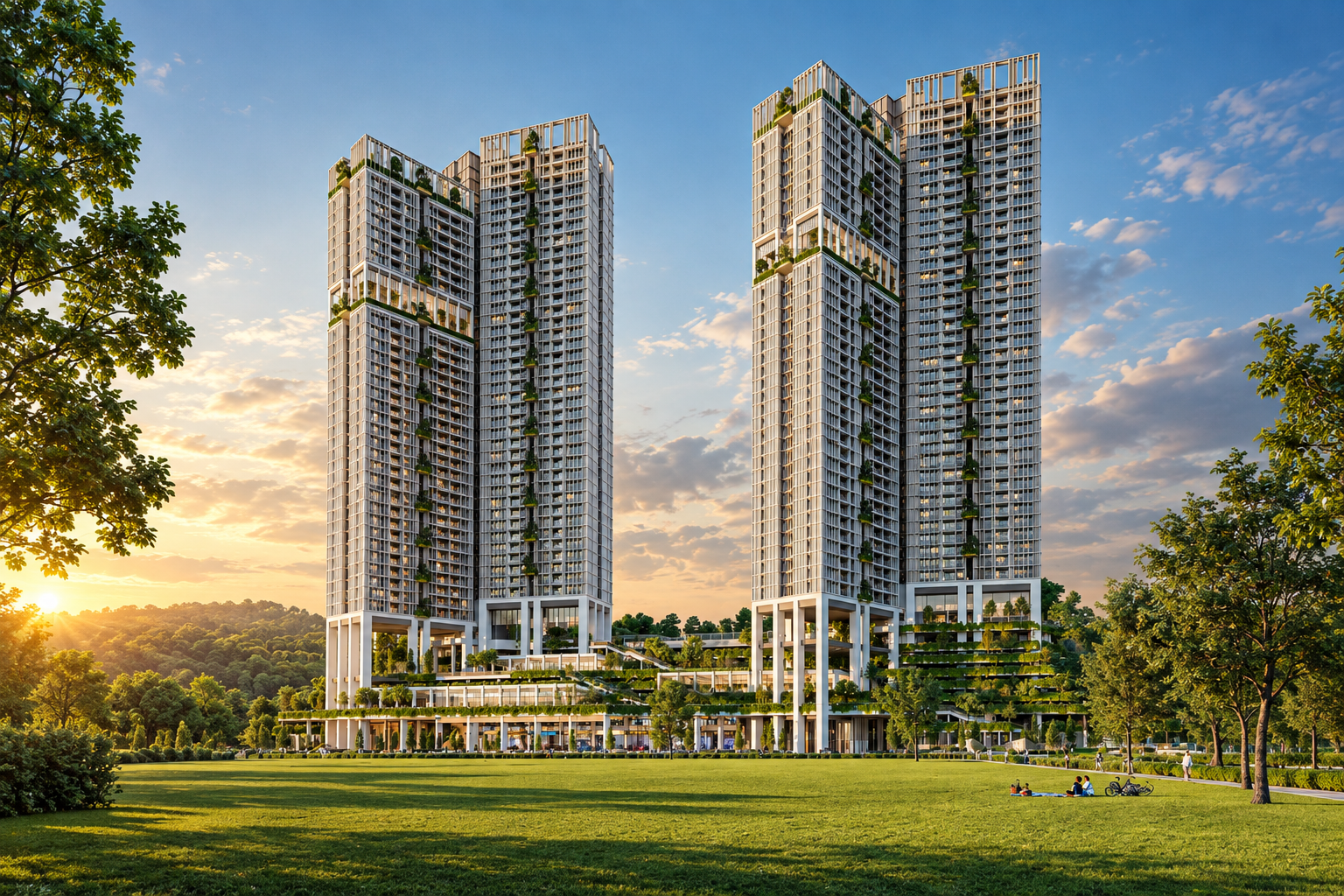 Noora Desa Park City Facade